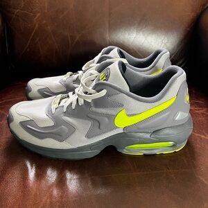 Nike Air Max2 (light gunsmoke/volt) Size 12 US (no box)